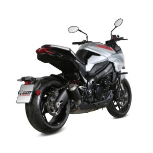 TERMINALE MIVV MK3 SUZUKI KATANA 1000 2021-2024, OMOLOGATO ACCIAIO BLACK