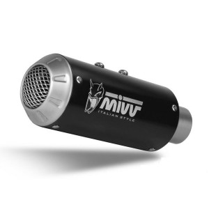TERMINALE MIVV MK3 SUZUKI KATANA 1000 2021-2024, OMOLOGATO ACCIAIO BLACK
