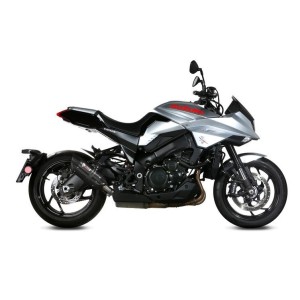 TERMINALE MIVV SUONO SUZUKI KATANA 1000 2021-2024, OMOLOGATO BLACK/CARBONIO
