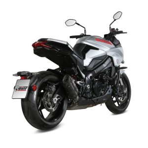 TERMINALE MIVV SUONO SUZUKI KATANA 1000 2021-2024, OMOLOGATO BLACK/CARBONIO