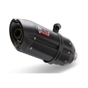 TERMINALE MIVV SUONO SUZUKI KATANA 1000 2021-2024, OMOLOGATO BLACK/CARBONIO