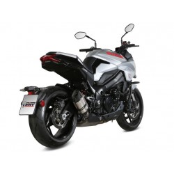 TERMINALE MIVV SUONO PER SUZUKI KATANA 1000 2021-2024, OMOLOGATO ACCIAIO/CARBONIO