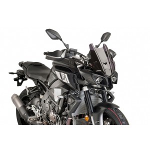 PUIG TOURING WINDSCHUTZSCHEIBE YAMAHA MT-10 2021, DUNKLE RAUCH