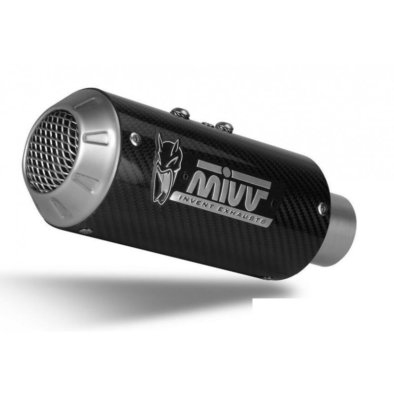 TERMINALE MIVV MK3 YAMAHA MT-10 2021, OMOLOGATO CARBONIO