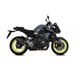 TERMINALE MIVV SUONO PER YAMAHA MT-10 2021, OMOLOGATO BLACK/CARBONIO