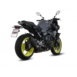 TERMINALE MIVV SUONO PER YAMAHA MT-10 2021, OMOLOGATO BLACK/CARBONIO