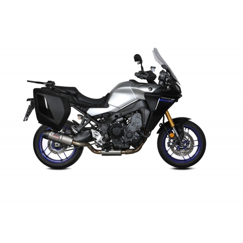 IMPIANTO DI SCARICO COMPLETO MIVV OVALE YAMAHA TRACER 9 2021-2022, DEKAT TITANIO/CARBONIO