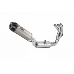 COMPLETE EXHAUST SYSTEM MIVV OVAL FOR YAMAHA TRACER 9 2021-2022, DEKAT TITANIUM/CARBON