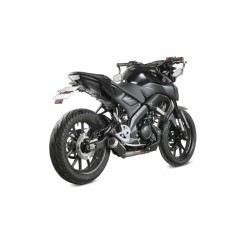 IMPIANTO DI SCARICO COMPLETO MIVV MK3 YAMAHA MT-125 2021-2024, NON OMOLOGATO CARBONIO