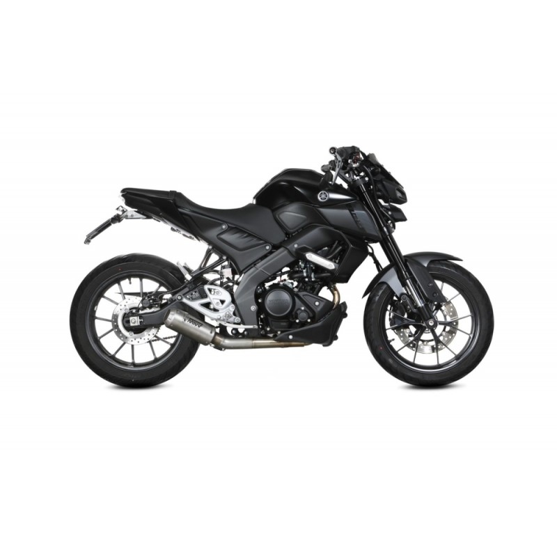 IMPIANTO DI SCARICO COMPLETO MIVV MK3 PER YAMAHA MT-125 2021-2024, NON OMOLOGATO ACCIAIO