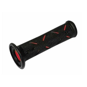 PAR DE PUÑOS PROGRIP 717 PERFORADOS EN LOS LADOS PARA MOTOS DE CARRETERA, ROJO