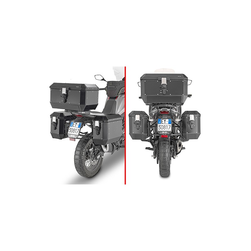 PORTAMALETAS LATERAL GIVI PL ONE-FIT MONOKEY MOTO MORINI X-CAPE 650 2022-2023