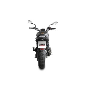 TERMINALE MIVV X-M1 BENELLI LEONCINO 800 2022-2024, OMOLOGATO BLACK