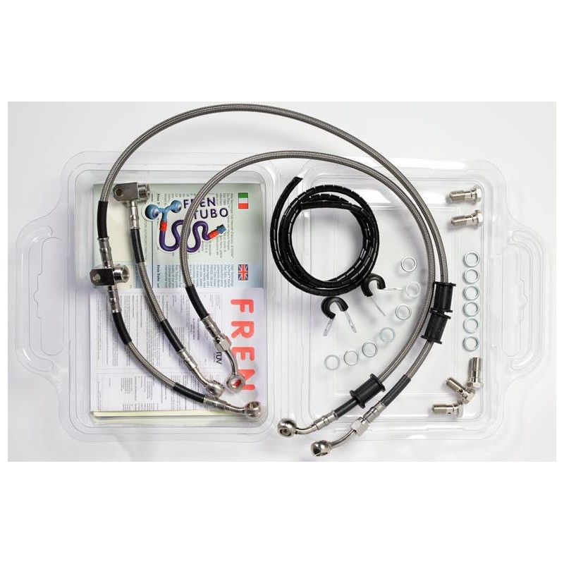 FREN-TUBO (ANT + POST) KIT MANGUERA DE FRENO DIRECTO YAMAHA R6 2005 TRANSPARENTE