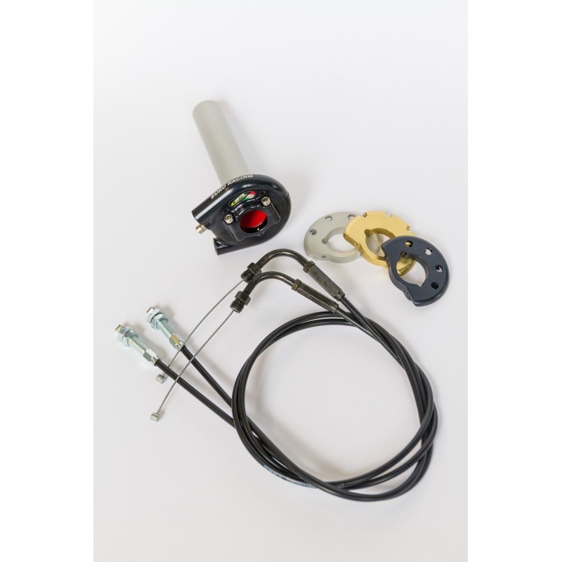 ERGAL RAPID GAS CONTROL COMPLETE WITH CABLES DUCATI 748, 749, 749 R/S BLACK COLOUR