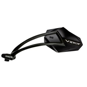 RÜCKSPIEGEL RECHTS FAR VIPER 2 UNIVERSAL FÜR NACKTE MOTORRÄDER, SCHWARZ ZUGELASSEN