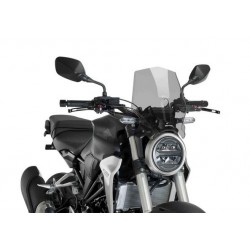 CUPOLINO PUIG SPORT NEW GENERATION HONDA CB 300 R 2018-2020, FUME CHIARO