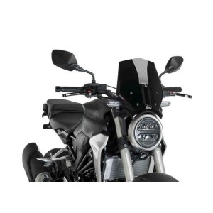 PUIG SPORT NEW GENERATION WINDSCREEN HONDA CB 300 R 2018-2020, BLACK