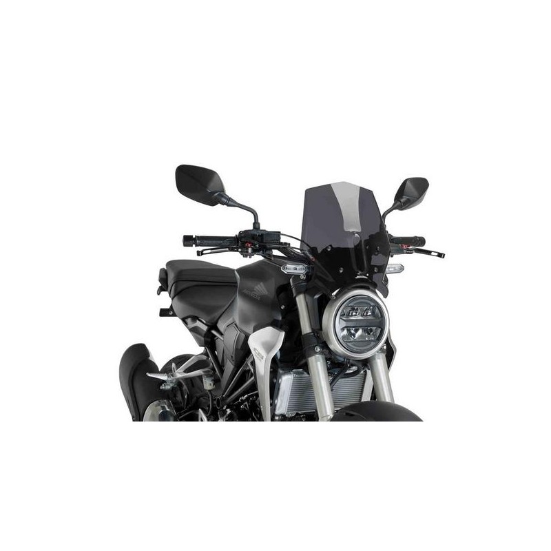 CUPOLINO PUIG SPORT NEW GENERATION HONDA CB 300 R 2018-2020, FUME SCURO