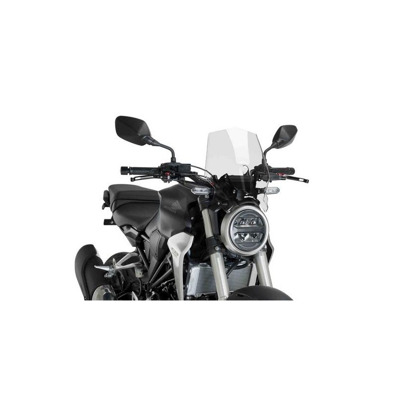 CUPOLINO PUIG SPORT NEW GENERATION HONDA CB 300 R 2018-2020, TRASPARENTE
