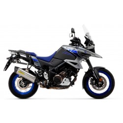 TERMINALE ARROW MAXI RACE-TECH SUZUKI V-STROM 1050 2023-2024, TITANIO/CARBONIO, OMOLOGATO