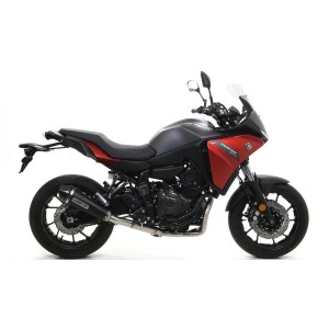 IMPIANTO DI SCARICO COMPLETO ALTO ARROW X-KONE YAMAHA TRACER 7 2023-2024, ACCIAIO DARK/CARBONIO, CATALIZZATO