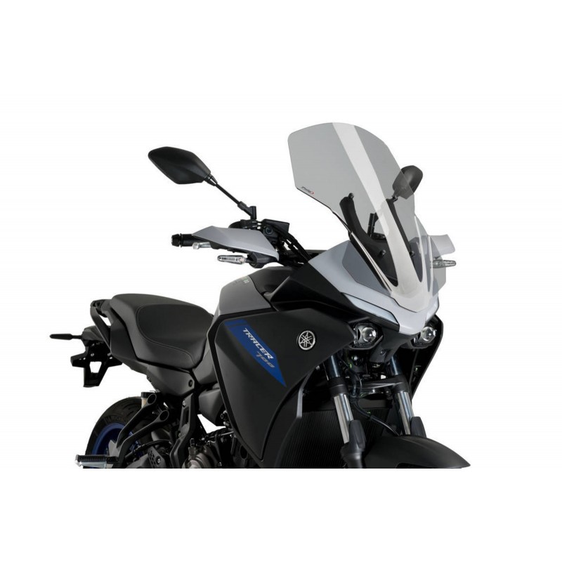 PARABRISAS PUIG TOURING YAMAHA TRACER 7 2023-2024, AHUMADO CLARO