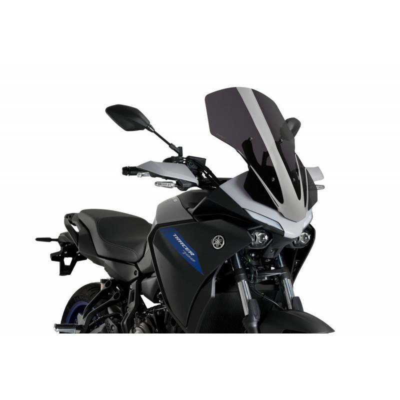 PUIG TOURING WINDSCHUTZSCHEIBE YAMAHA TRACER 7 2023-2024, DUNKLE RAUCH