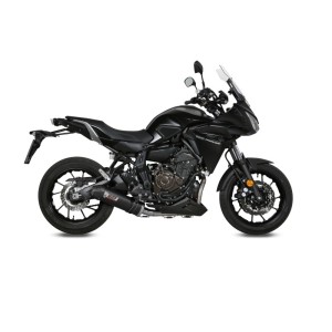 IMPIANTO DI SCARICO COMPLETO MIVV OVALE YAMAHA TRACER 7 GT 2023-2024, DEKAT CARBONIO