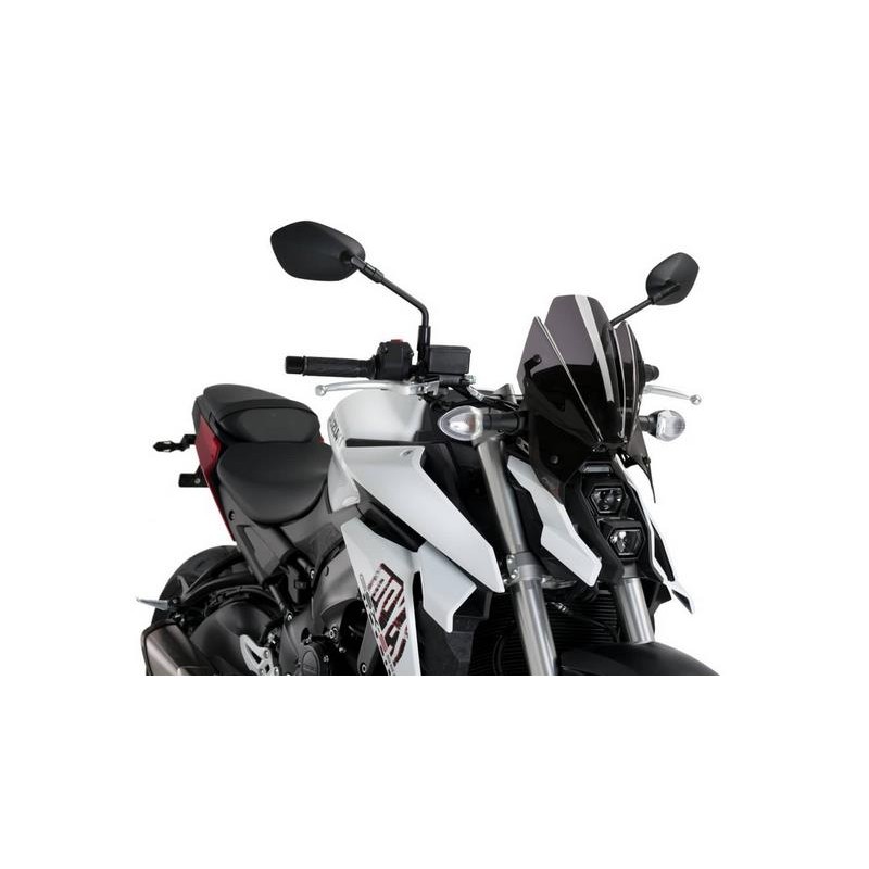 PUIG SPORT WINDSCHUTZSCHEIBE NEW GENERATION SUZUKI GSX-S 1000 2021-2024, DUNKLE RAUCH