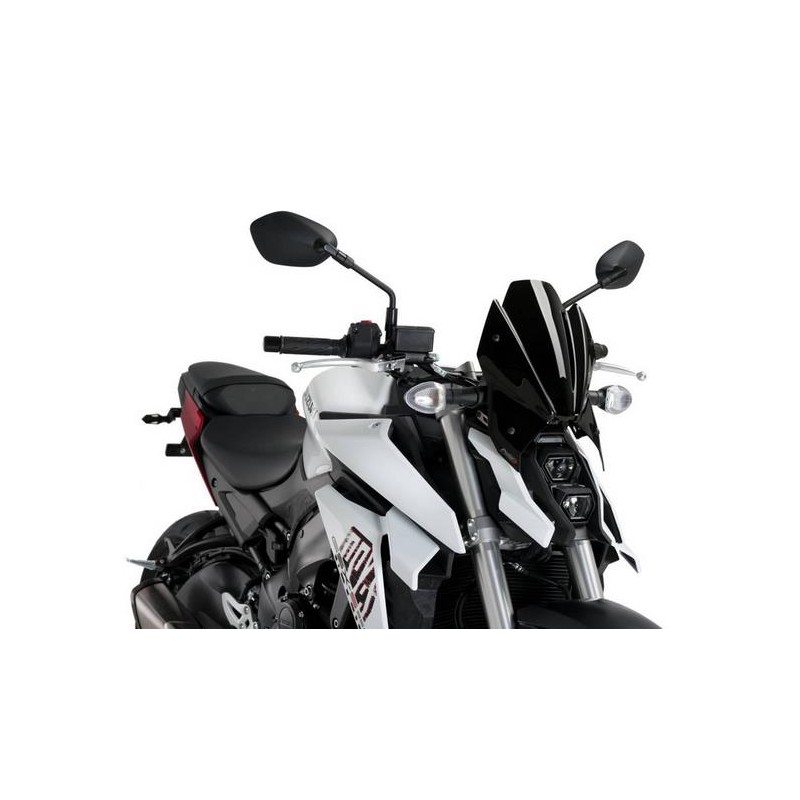 PUIG SPORT NEW GENERATION WINDSCREEN SUZUKI GSX-S 1000 2021-2024, BLACK