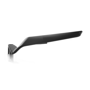 PAIR OF REAR VIEW MIRRORS RIZOMA STEALTH APRILIA TUONO V4 1100 FACTORY 2017-2020, BLACK