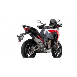 ARROW VELOCE EXHAUST DUCATI MULTISTRADA V4 2021-2024, TITANIUM DARK, APPROVED