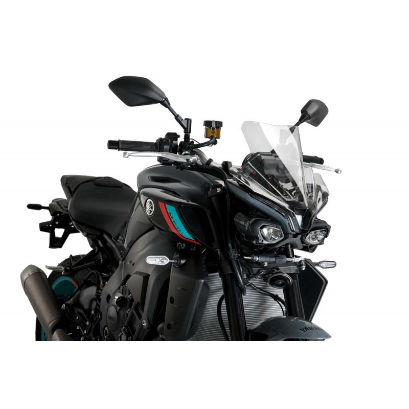 PUIG SPORT WINDSCHUTZSCHEIBE YAMAHA MT-10 2022, TRANSPARENT