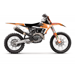 KIT ADHESIVOS + FUNDA ASIENTO BLACKBIRD DREAM 4 KTM SX 125 2023-2024