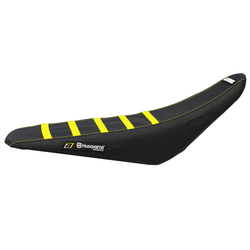 BLACKBIRD SEAT COVER ZEBRA HUSQVARNA TE/FE 2014-2016, TC/FC 2014-2015, BLACK/YELLOW