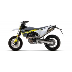 ARROW RACE-TECH EXHAUST HUSQVARNA 701 ENDURO 2021-2024, TITANIUM/CARBON, CATALYTIC