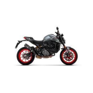 TERMINALE ARROW INDY RACE DUCATI MONSTER 937 2021-2024, ALLUMINIO DARK/CARBONIO, DEKAT