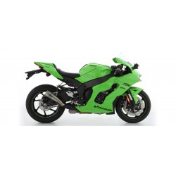 TERMINALE ARROW PRO-RACE KAWASAKI ZX-10R 2021-2024, TITANIO, OMOLOGATO