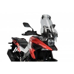 CUPOLINO PUIG TOURING CON DEFLETTORE SUZUKI V-STROM 1050 XT 2020-2022, FUME CHIARO