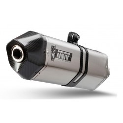 EXHAUST MIVV SPEED EDGE PERCARBON SUZUKI V-STROM 1050 XT 2023-2024, APPROVED STEEL/CARBON