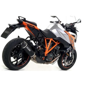 TERMINALE ARROW RACE-TECH KTM 1290 SUPER DUKE GT 2019-2020, ALLUMINIO DARK/CARBONIO, OMOLOGATO