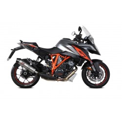 EXHAUST MIVV OVAL FOR KTM 1290 SUPER DUKE GT 2019-2020, APPROVED TITANIUM/CARBON