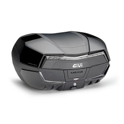 BAULETTO MONOKEY GIVI MAXIA 5, 58 LITRI, NERO, COVER NERO LUCIDO E CATADIOTTRO TRASPARENTE