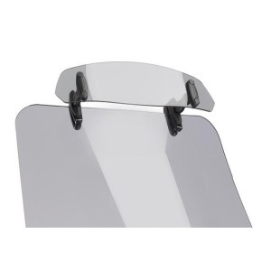 PUIG DEFLEKTOR MIT CLIPBEFESTIGUNG FÜR WINDSCHUTZSCHEIBEN, HELLER RAUCH