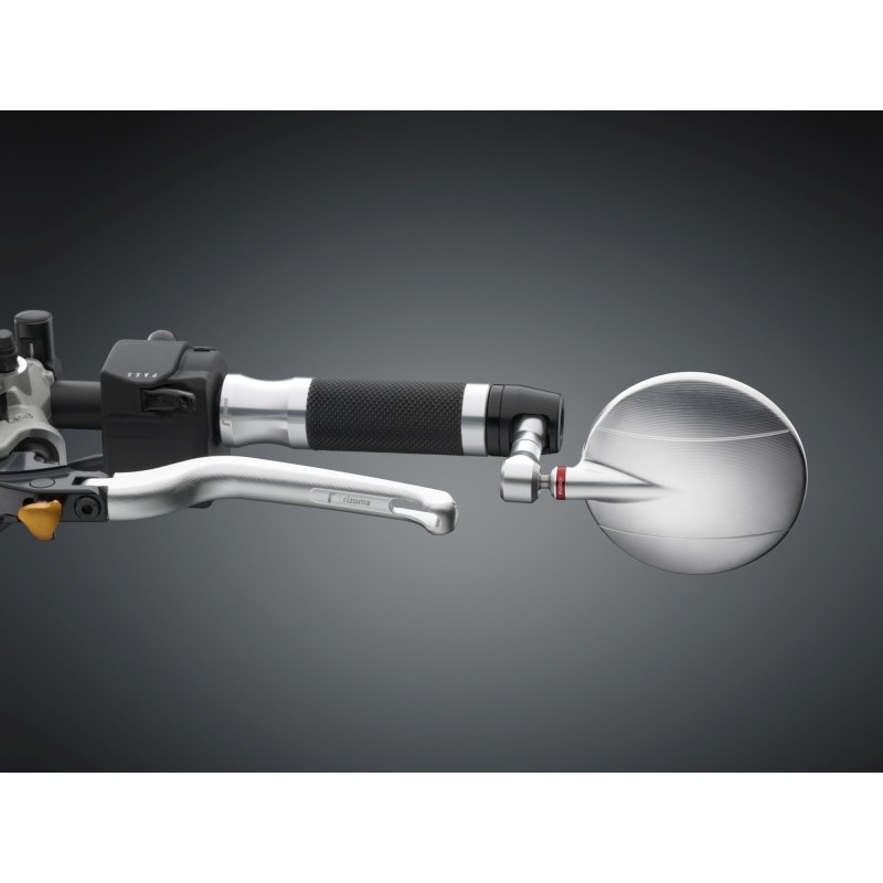RÜCKSEITIGER SPIEGEL RECHTS/LINKS RIZOMA SPY-R 94.5 GENEHMIGT, SILBER