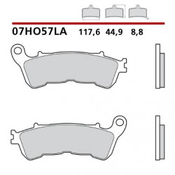 PASTILLAS DE FRENO DELANTERAS SINTERIZADAS BREMBO HONDA CROSSTOURER 1200 2012-2020 (COMPOUND LA)