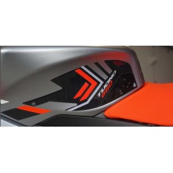 3D STICKERS TANK SEITENSCHUTZ APRILIA TUONO 660, ROT