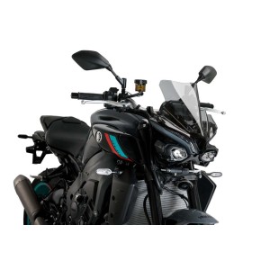 PUIG SPORT WINDSCHUTZSCHEIBE YAMAHA MT-10 2023-2024, LEICHTER RAUCH