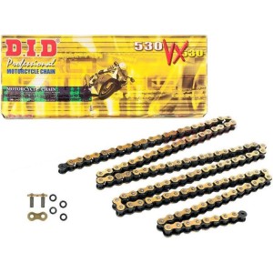 DID ROAD CHAIN 530 VX (G&B) 114 LINKS WITH X-RING